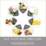 All Natural Organic Ingredients In Coconut Vanilla Salt Body Scrub - Dimdaa